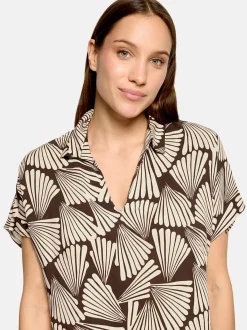 Betty Barclay Damen Sommerkleid in braun mehrfarbig
