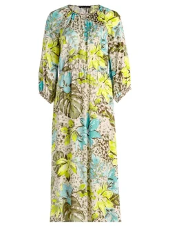 Betty Barclay Damen Sommerkleid in mehrfarbig beige