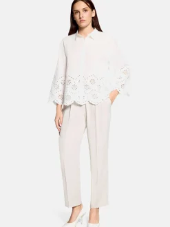 Betty Barclay Damen Stoffhose in ecru