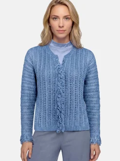 Betty Barclay Damen Strickjacke in blau