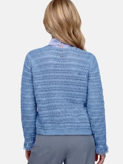 Betty Barclay Damen Strickjacke in blau