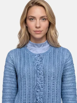 Betty Barclay Damen Strickjacke in blau