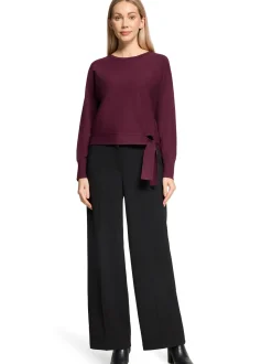 Betty Barclay Damen Strickpullover in aubergine