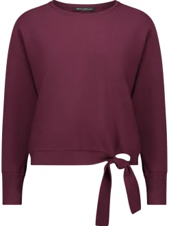 Betty Barclay Damen Strickpullover in aubergine