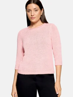 Betty Barclay Damen Strickpullover in rosa
