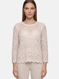 Betty Barclay Damen Strickpullover in beige
