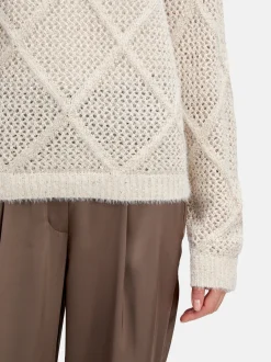 Betty Barclay Damen Strickpullover in beige