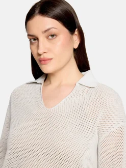 Betty Barclay Damen Strickpullover in ecru
