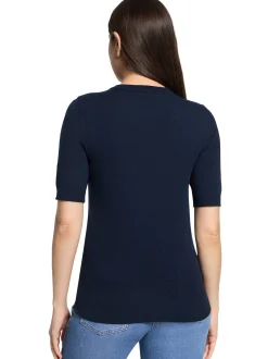 Betty Barclay Damen Strickshirt in marine