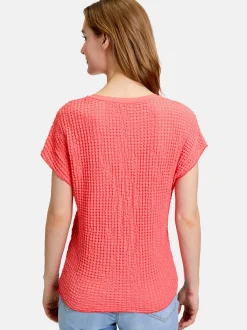Betty Barclay Damen Strukturshirt in koralle