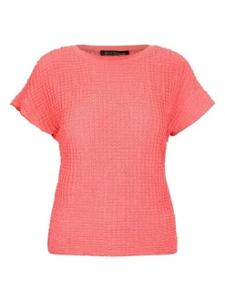 Betty Barclay Damen Strukturshirt in koralle