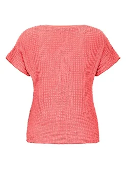 Betty Barclay Damen Strukturshirt in koralle
