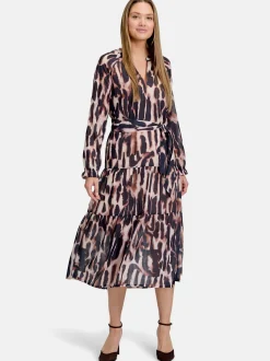 Betty Barclay Damen Stufenkleid in mehrfarbig