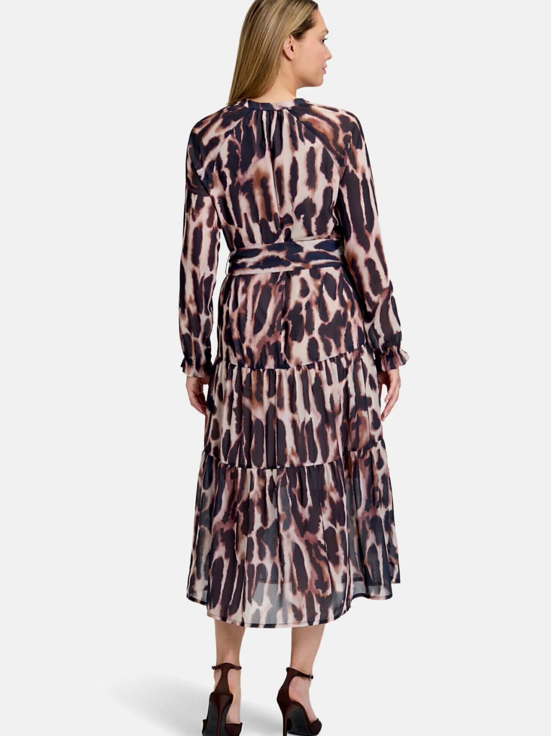 Betty Barclay Damen Stufenkleid in mehrfarbig