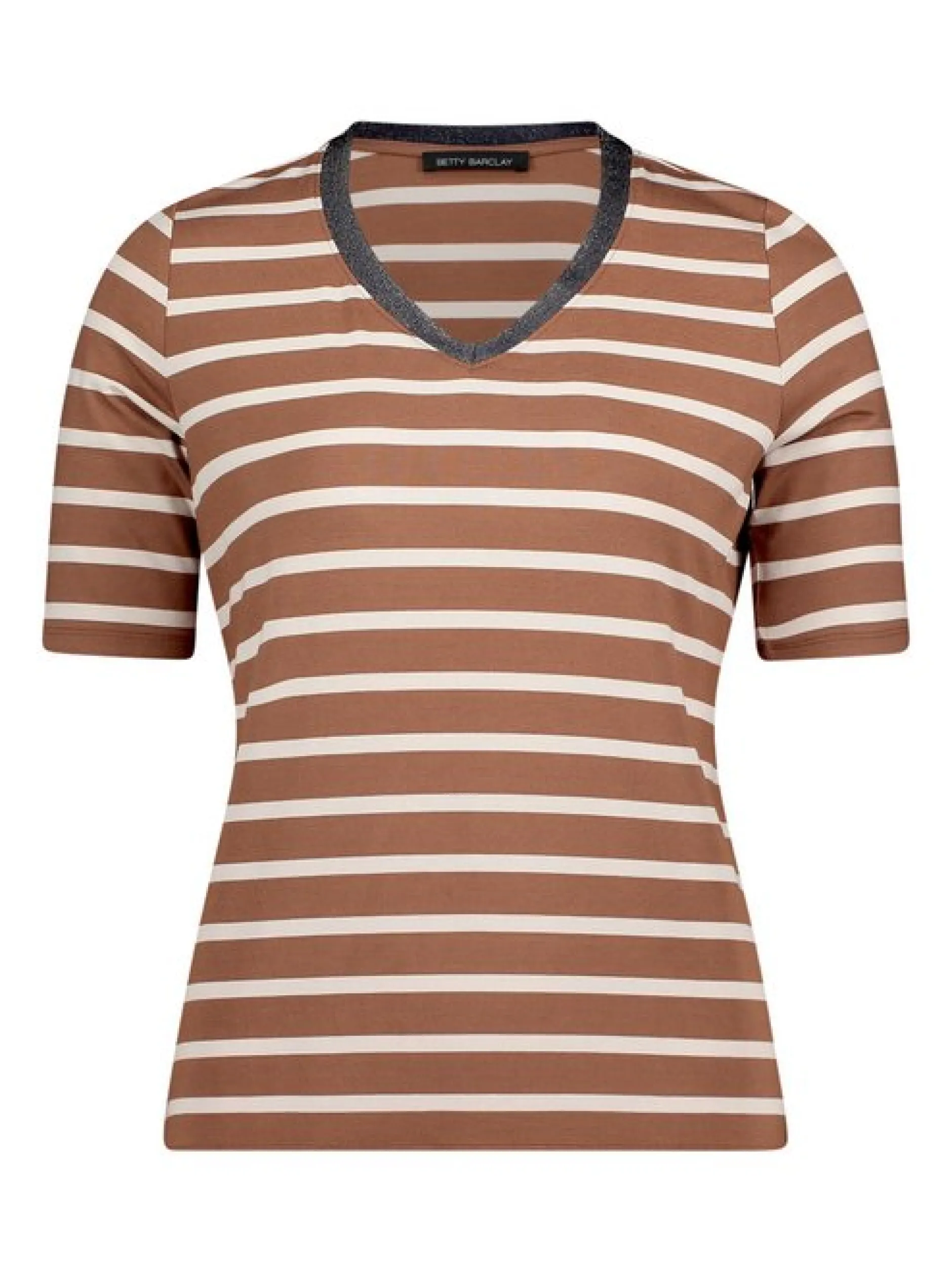 Betty Barclay Damen T-Shirt in braun mehrfarbig