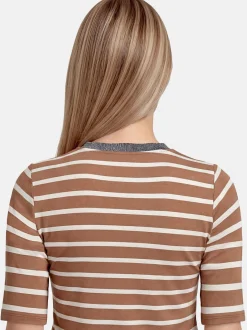 Betty Barclay Damen T-Shirt in braun mehrfarbig