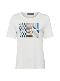 Betty Barclay Damen T-Shirt in ecru mehrfarbig