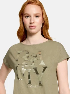 Betty Barclay Damen T-Shirt in khaki