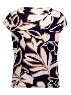 Betty Barclay Damen T-Shirt in marine mehrfarbig