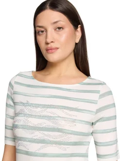 Betty Barclay Damen T-Shirt in petrol beige
