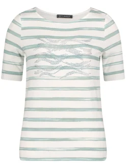 Betty Barclay Damen T-Shirt in petrol beige