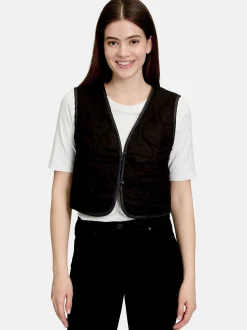 Betty Barclay Damen Wendeweste in schwarz mehrfarbig
