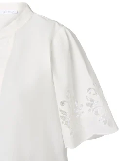 Betty & Co Damen Bluse in ecru - Ärmel: Halbarm