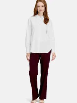 Betty & Co Damen Hemdbluse in weiß