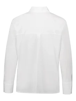 Betty & Co Damen Hemdbluse in weiß