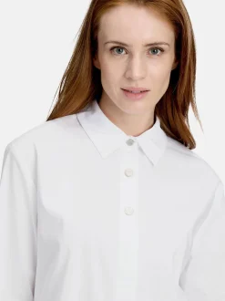 Betty & Co Damen Hemdbluse in weiß
