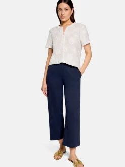 Betty & Co Damen Hemdbluse in weiß