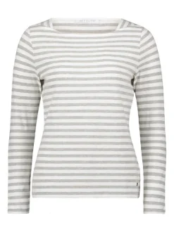 Betty & Co Damen Ringelshirt in weiß
