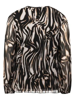 Betty & Co Damen Schlupfbluse in mehrfarbig schwarz
