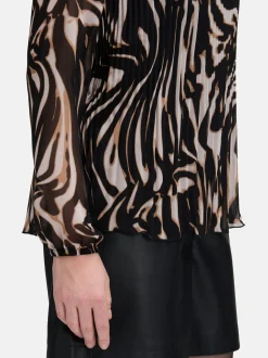 Betty & Co Damen Schlupfbluse in mehrfarbig schwarz