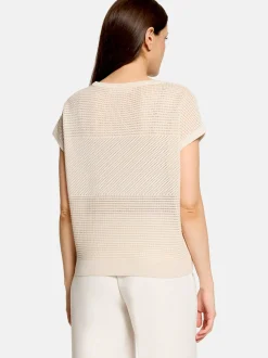 Betty & Co Damen Strickpullover in beige