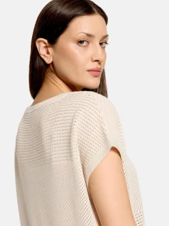 Betty & Co Damen Strickpullover in beige