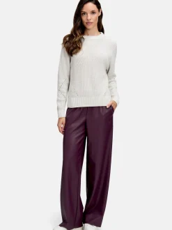 Betty & Co Damen Strickpullover in weiß
