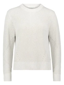 Betty & Co Damen Strickpullover in weiß