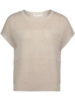 Betty & Co Damen Strickshirt in beige