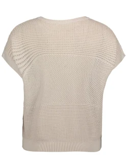 Betty & Co Damen Strickshirt in beige