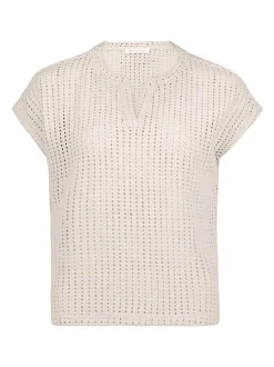 Betty & Co Damen Strickshirt in beige