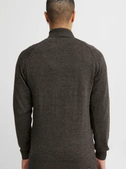BLEND Herren Cardigan - BHDaniri in anthrazit