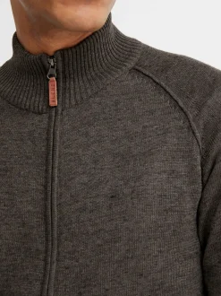 BLEND Herren Cardigan - BHDaniri in anthrazit