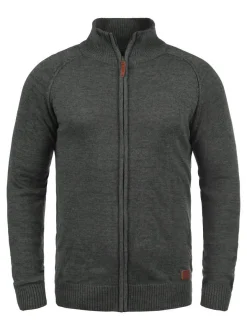 BLEND Herren Cardigan - BHDaniri in anthrazit