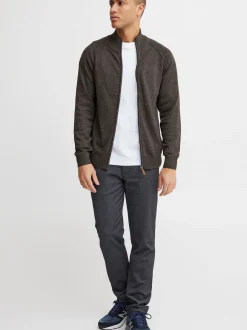 BLEND Herren Cardigan - BHDaniri in anthrazit