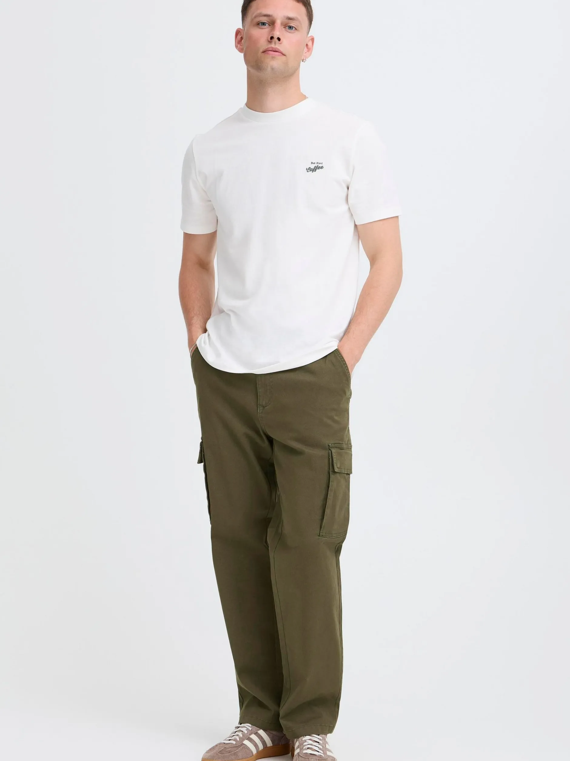 BLEND Herren Cargohose - BHNatan in grün