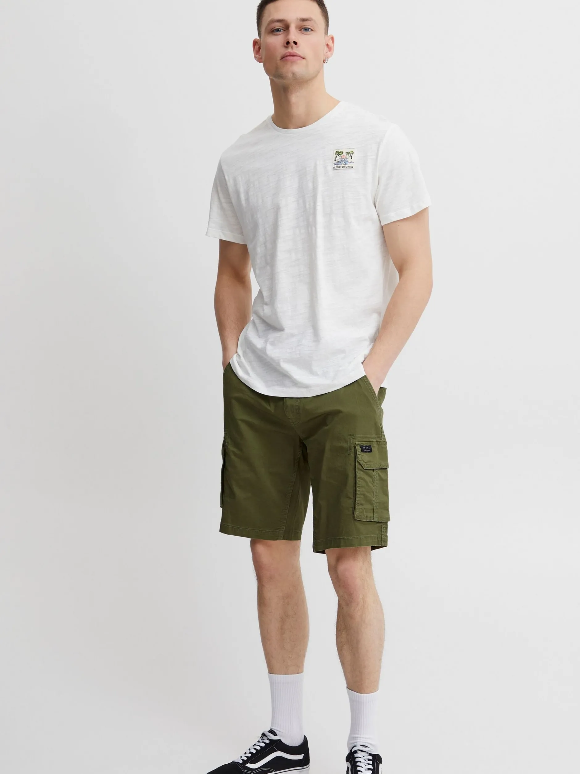 BLEND Herren Cargoshorts - BHShorts in grün