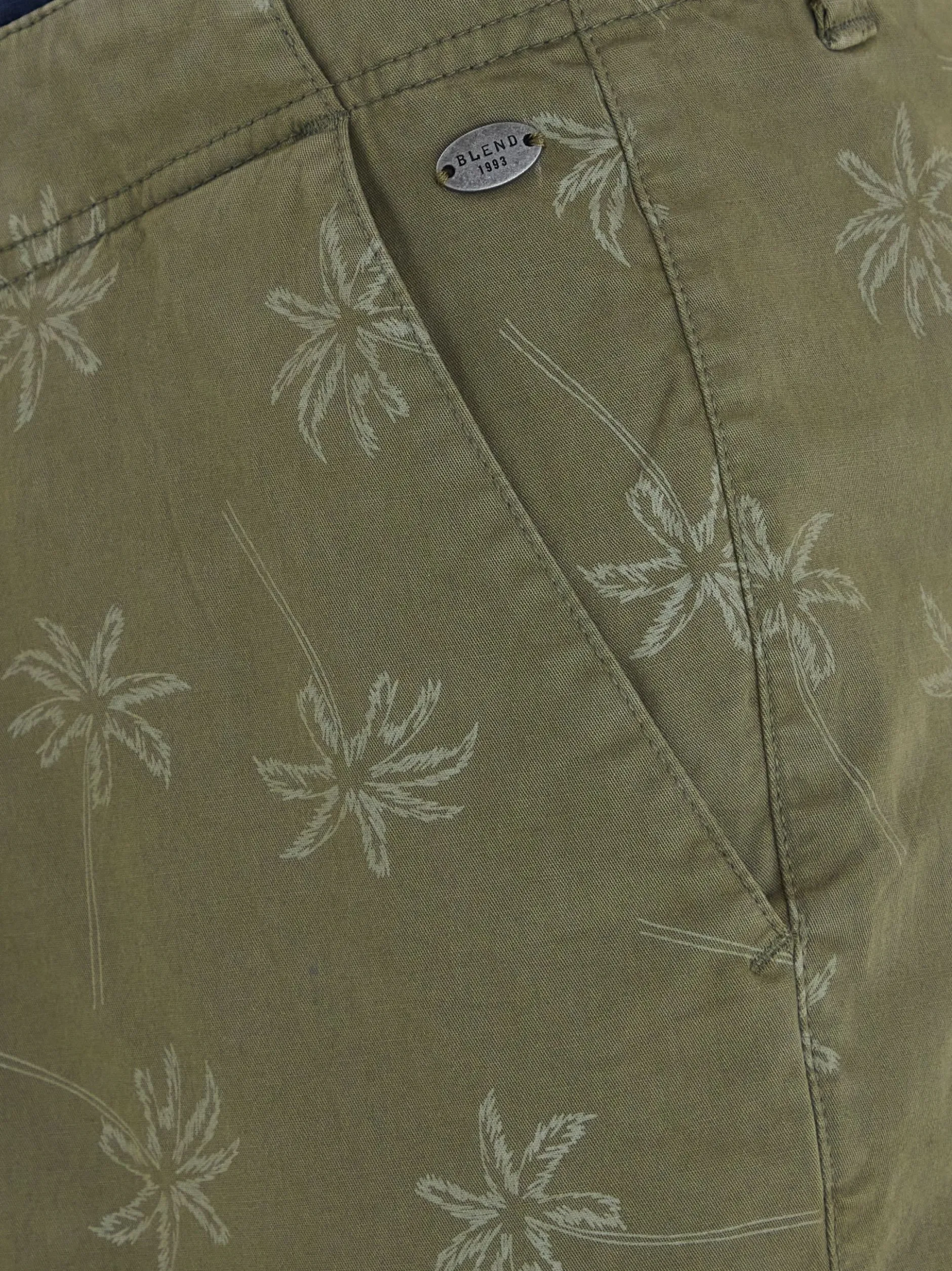BLEND Herren Chinoshorts - BHWoven in grün
