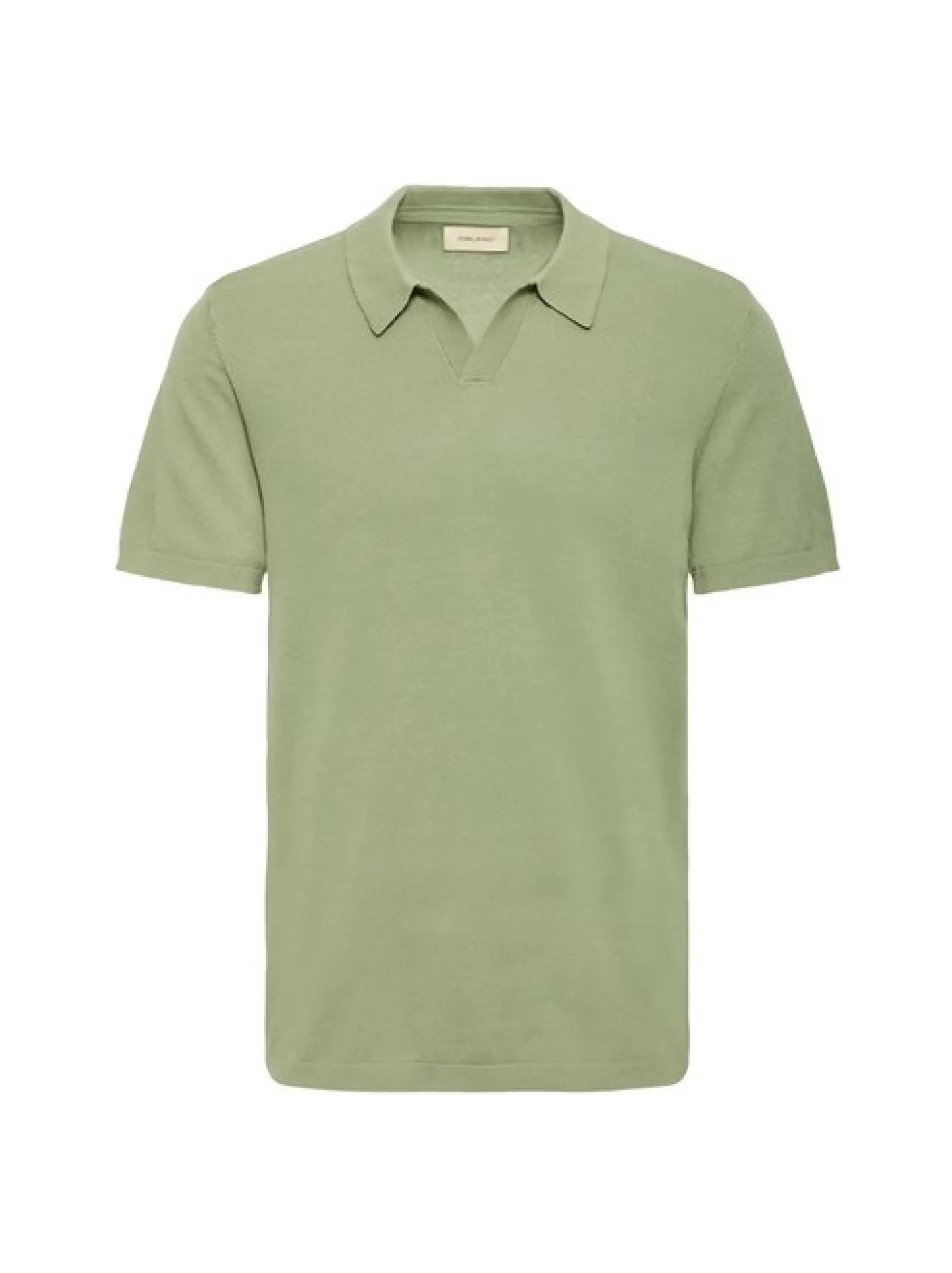 BLEND Herren Feinstrickpoloshirt - BHBray in grün