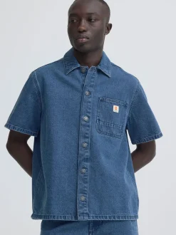 BLEND Herren Jeanshemd - BHIgs in medium stone